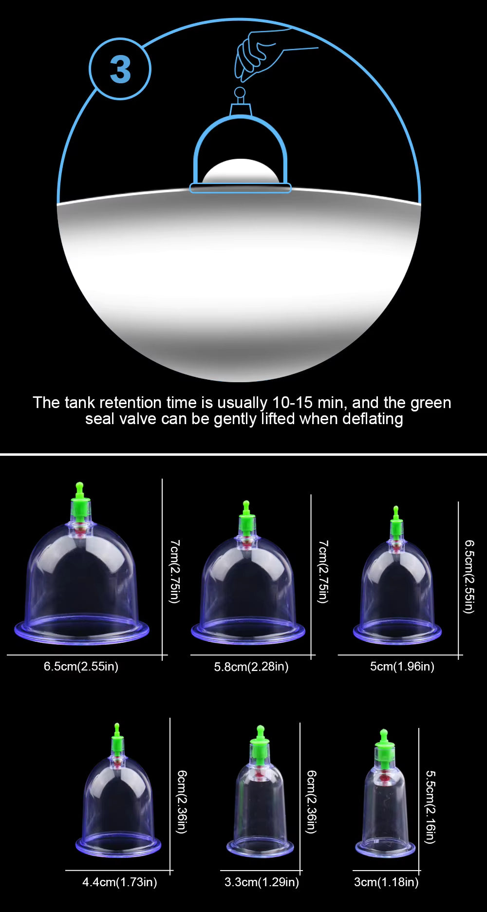 Vacuum Cupping Set