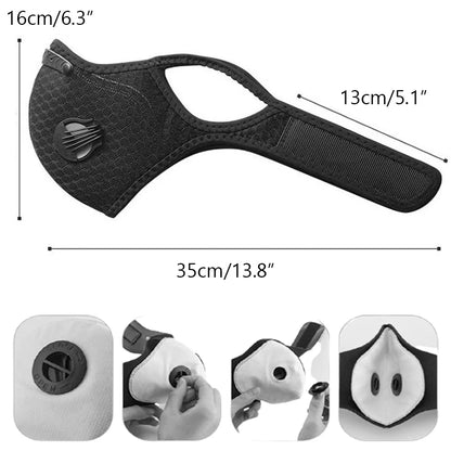 Breathing Face Mask with Carbon Filter | Train and Breathe Cleaner