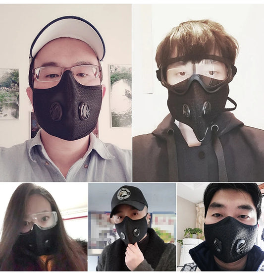Breathing Face Mask with Carbon Filter | Train and Breathe Cleaner