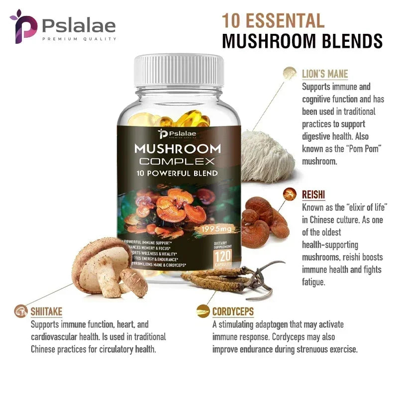 Multi-Mushroom Physical & Cognitive Enhancer