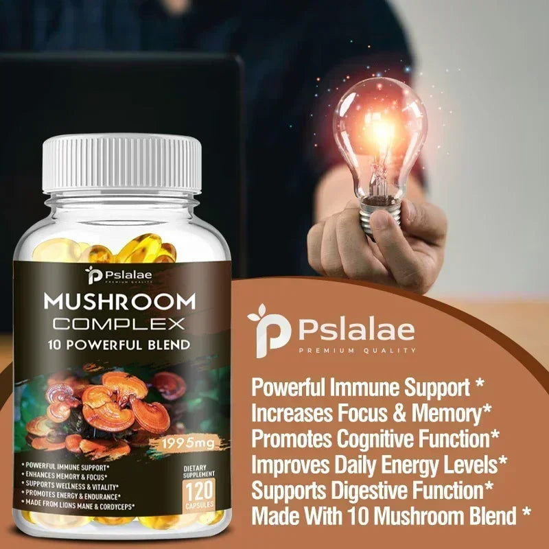Multi-Mushroom Physical & Cognitive Enhancer