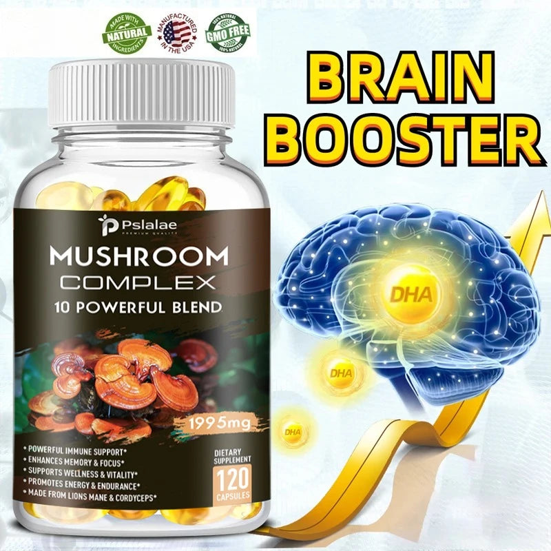 Multi-Mushroom Physical & Cognitive Enhancer
