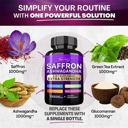 Saffron + Ashwagandha