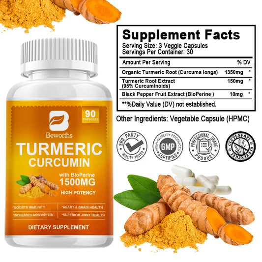 Organic Turmeric with Bio Peprine