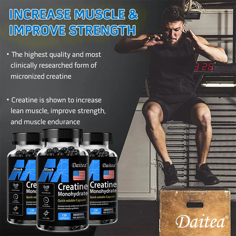 Creatine Monohydrate 3000mg | Strength and Energy Support