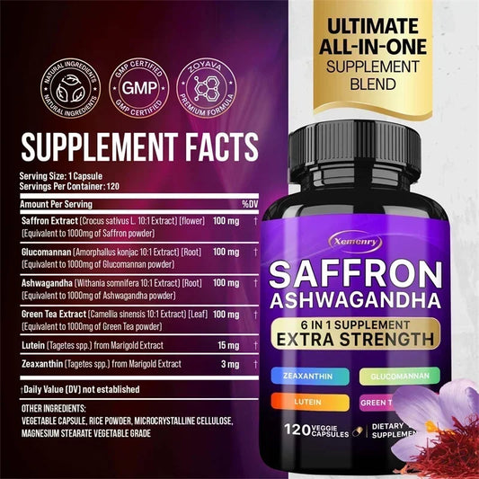 Saffron + Ashwagandha