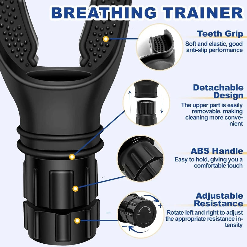 Breathing Trainer for Increased Lung Capacity