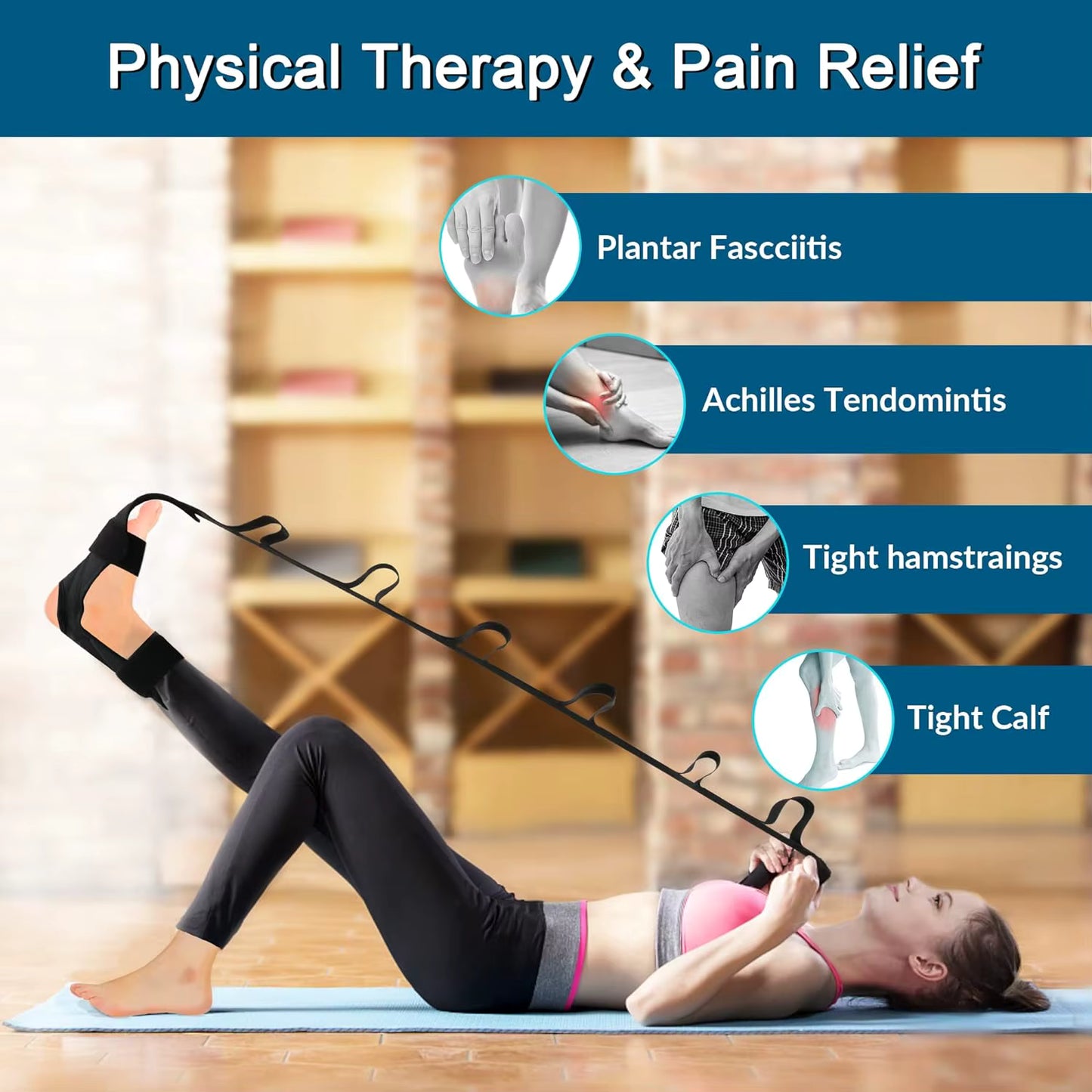Multi Length Yoga Stretching Band