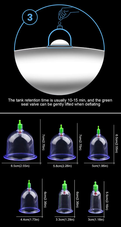 Vacuum Cupping Set